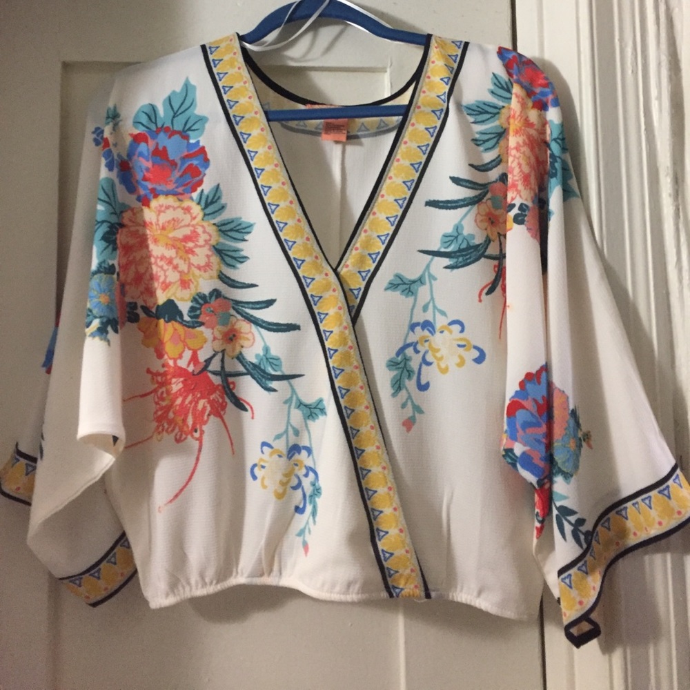 Cropped Floral Top